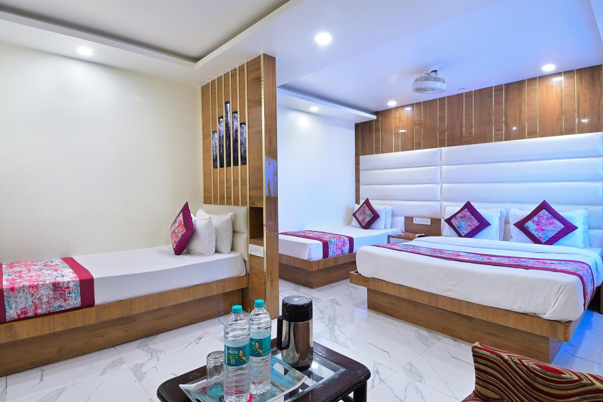 Hotel Glow Inn Paharganj-3 Mins Walk From New Delhi Railway Station Kültér fotó