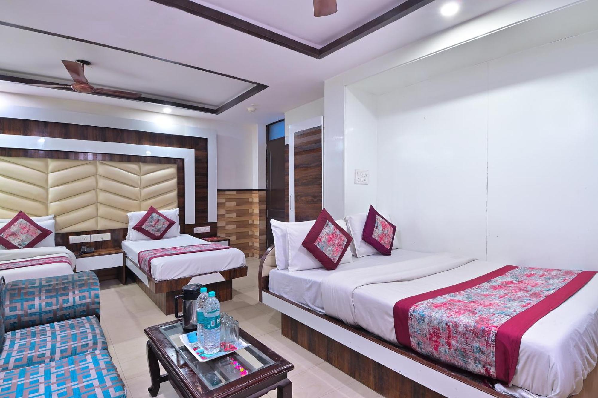 Hotel Glow Inn Paharganj-3 Mins Walk From New Delhi Railway Station Kültér fotó